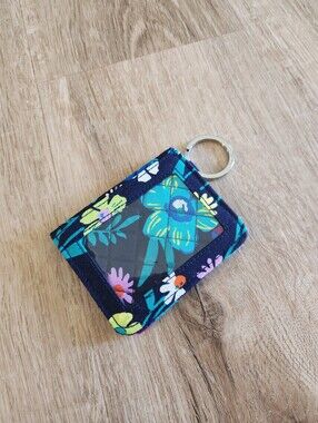 Vera Bradley Midnight Garden Campus Double ID Wallet